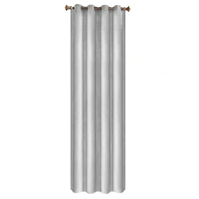 Imagen de WOLTU Cortinas Opacas Terciopelo Aislantes 1 Pieza 140 x 245 cm Cortina Moderna Térmica con 8 Ojales para Salon Habitacion Dormitorio Gris Claro VH6067hgr