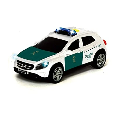 Imagen de Dickie Toys Coche Mercedes Clase A Guardia Civil, Fricción, con Luz y Sonido, Partir de 3 años 15 cm (203712027SI1)