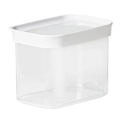 Imagen de Emsa N11418 Optima Caja de almacenamiento en seco (1 litro, rectangular, vertical, 100% segura, higiénica, segura y eficiente, sellado frescura sin BPA, diseño transparente