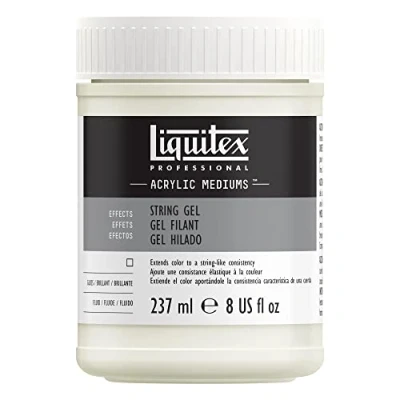 Imagen de Liquitex Professional Aditivos Médium de Efectos Gel Hilado, Para Pintura Acrílica, Consistencia Similar a la Miel, Mejora Transparencia y Profundidad, Bote 237ml