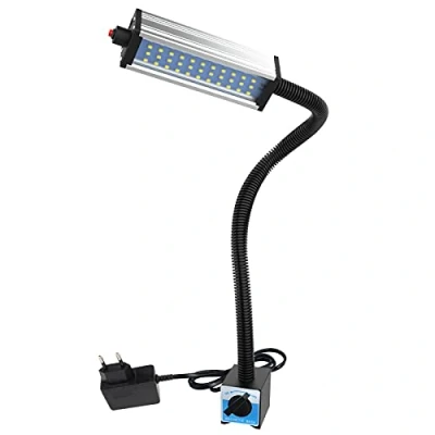 Imagen de luz magnética, LED de trabajo cuello cisne, 44 LEDs IP66 impermeable flexible cisne inundación para iluminación industrial herramienta lámpara máquina