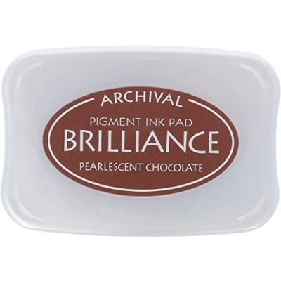 Imagen de Tsukineko Brilliance Almohadillas de Tinta, Chocolate, Talla única