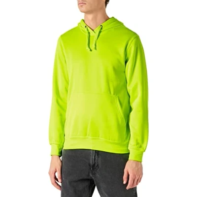 Imagen de CliQue Basic Sudadera con Capucha, Amarillo (Visibilidad Amarillo), XXXL para Hombre