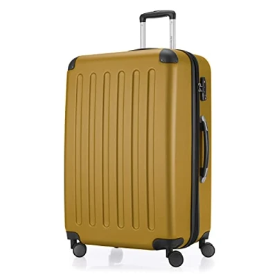 Imagen de HAUPTSTADTKOFFER Spree Maleta rígida, Trolley expandible, Equipaje de Viaje, 4 Ruedas Dobles, TSA, 75 cm, 119 litros, Oro otoño
