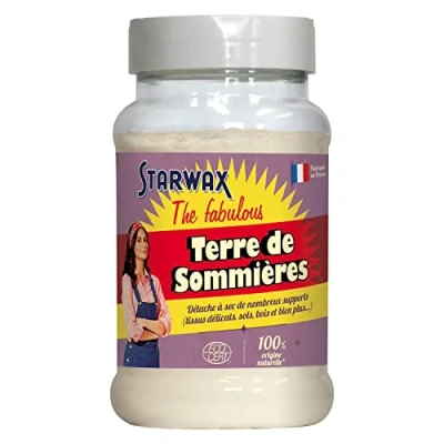 Imagen de STARWAX FABULOUS Terre de Sommières 200 g Ideal para limpiar las manchas grasa