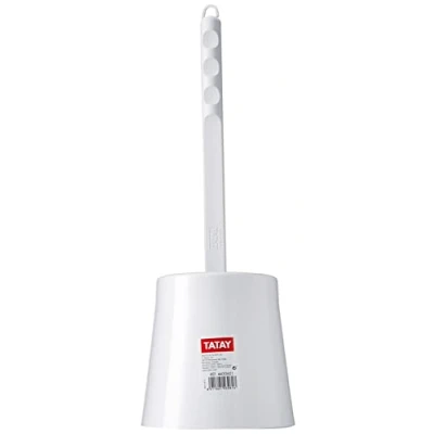 Imagen de TATAY Escobilla de baño Modelo wc 83, Blanco, 14.00x14.00x40.50 cm