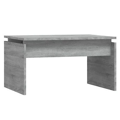 Imagen de vidaXL Mesa de Centro Mueble Mesita Auxiliar Almacenamiento Café Salón Sala Estar Comedor Cocina Hogar Madera Contrachapada Gris Sonoma