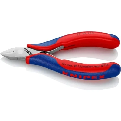 Imagen de Knipex Alicates de corte diagonal para electrónica con fundas multicomponentes 115 mm 77 42