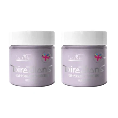 Imagen de 2 x La Riche Directions Semi Permanent Hair Color Bote de 100 ml (White Toner)