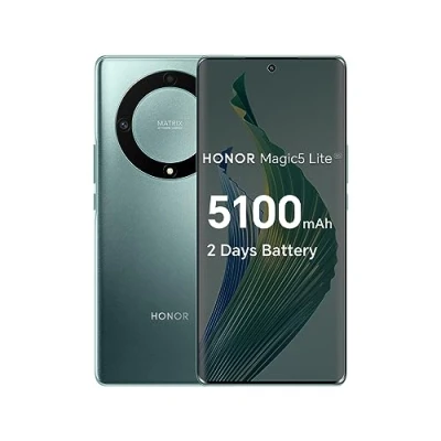 Imagen de HONOR Magic 5 Lite Teléfono movil 5G, 8+256 GB, Snapdragon 695, Pantalla AMOLED Curva de 120 Hz 6,67, Cámara Triple 64MP, Batería Larga duración 5100 mAh, Dual SIM, Android 12