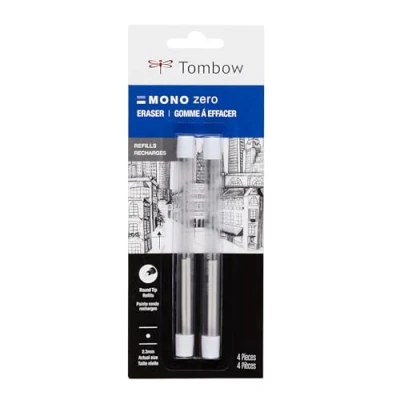 Imagen de Tombow 57316 MONO Zero Recambios para gomas de borrar (2 unidades) precisión