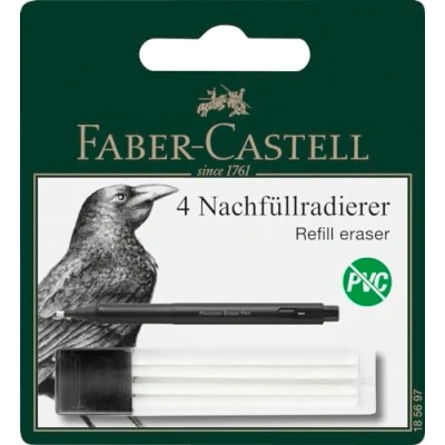 Imagen de Faber Castell 185697 Precision Eraser Pen Recambio para goma de borrar (4 unidades)
