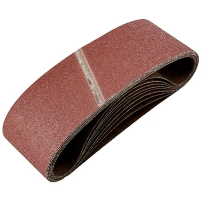 Imagen de Bosch 9 ud. Juego de Bandas Lijadoras (para Madera, Grano 60/80/100, 75 x 533 mm, Accesorios para Banda)