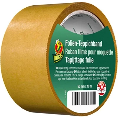 Imagen de Duck Folien Cinta adhesiva de doble cara para la unión permanente alfombras 50 mm x 10 m