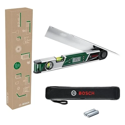 Imagen de Bosch Home and Garden localizador digital de ángulos UniversalAngle (mide y transfiere con precisión hasta 220, función cálculo integrada para inglete, en caja e commerce)