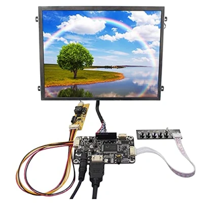 Imagen de VSDISPLAY 10,4 &quot;10,4 Pulgadas 4:3 1024x768 500nit IPS Pantalla LCD VS104T 003A y Placa de Controlador HD MI LVDs