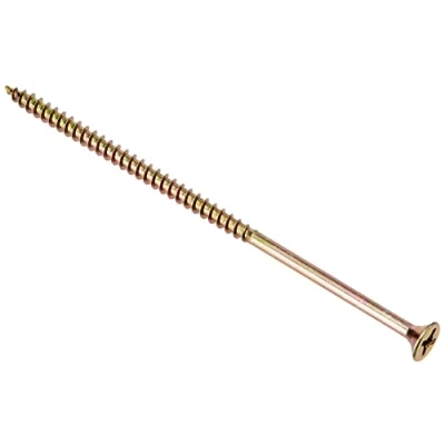 Imagen de Forgefix MPS5120Y Tornillo Multiusos Compatible con Pozi CSK ST ZYP 5,0 x 120 mm, Caja de 100, Negro, 5 mm