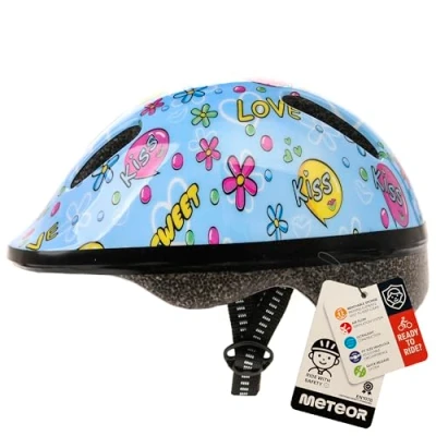 Imagen de Casco Bicicleta Bebe Helmet Bici Ciclismo para Niño Cascos Infantil Patinete Montaña BMX Carretera Skate Patines monopatines MV6 2 (XS(44 48cm), Kiss Love)