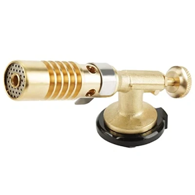 Imagen de BBQ Flame Gun Material De LatóN Antorcha Cocina Llama Ajustable Potencia Fuego Max 1300 ℃ Perfecto Para Acampar Home Essentials
