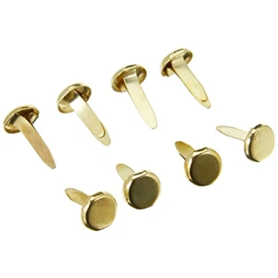 Imagen de APLI 12283 Encuadernadores metálicos sin arandela 12 mm 100 u., dorado