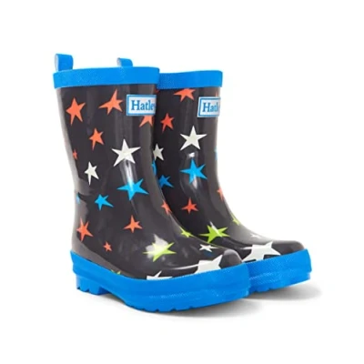 Imagen de Hatley Printed Wellington Rain Boots Gummistiefel, Bote de Lluvia Niñas, Ombre Stars, 23 EU