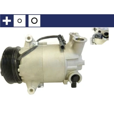 Imagen de MAHLE ORIGINAL ACP 180 000S Compresor de Aire Acondicionado CVC6 12 PAG 46 R 134 a con junta anular OPEL: Zafira B, Astra J Hatchback, Meriva B