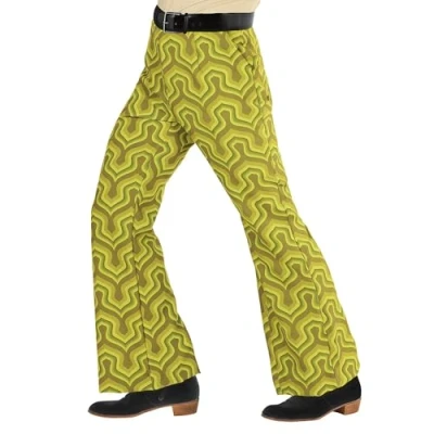 Imagen de W WIDMANN MILANO Party Fashion Pantalones hombre años 70, estilo disco, disfraces