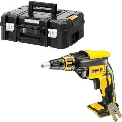 Imagen de DEWALT DCF620NT XJ Atornillador Panel Yeso, Motor Sin escobillas XR 18V, Velocidad de aspiración 0 4400rpm, cargador/batería, Incluye maletín TSTAK