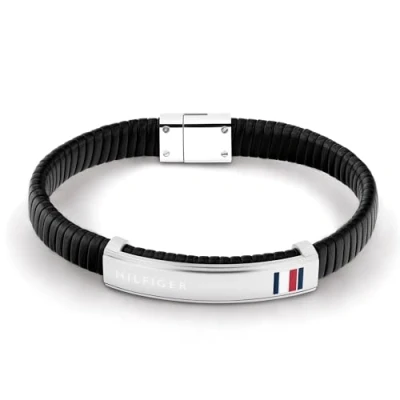 Imagen de Tommy Hilfiger Pulsera, Hombre, Talla: One Size, Schwarz