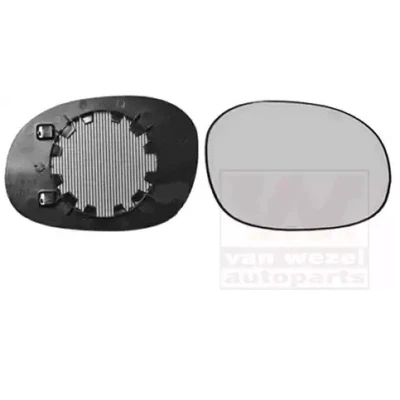 Imagen de VAN WEZEL 0925838 Cristal de Espejo derecha CITROËN: C2 Hatchback, C3 I PEUGEOT: 1007 Hatchback