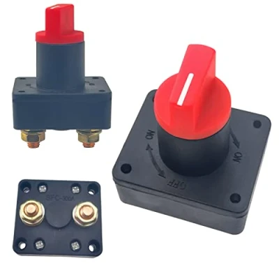 Imagen de GZhaimai 2 PCS Interruptor Batería 12V 60V, de Desconectador Bateria Aislador, para Barco, Coche, Moto y Camión