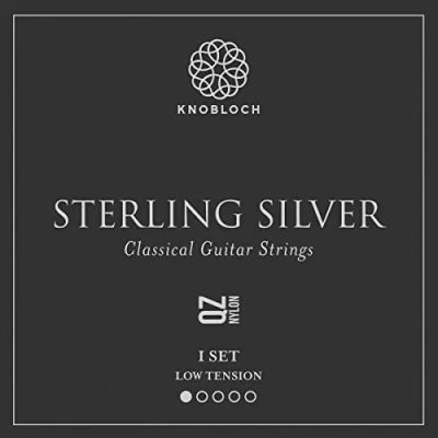 Imagen de KNOBLOCH STRINGS cuerdas de Guitarra Española 200SSQ Sterling Silver QZ Tensión Media Baja 33.0 Bajos Cálidos Agudos Suaves Sonido Resonante y Lírico Juego Flamenca Clásica