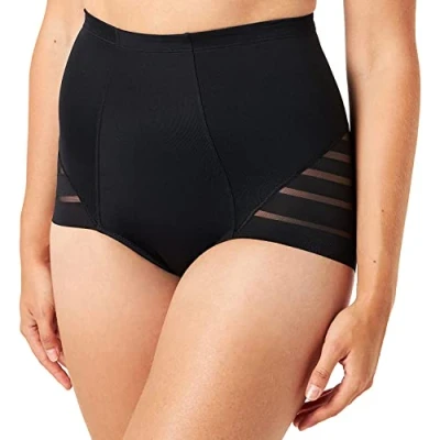 Imagen de DIM Control Medium HIGH Brief 2 PACK Braguitas, Mujer, Talla: 42, Noir