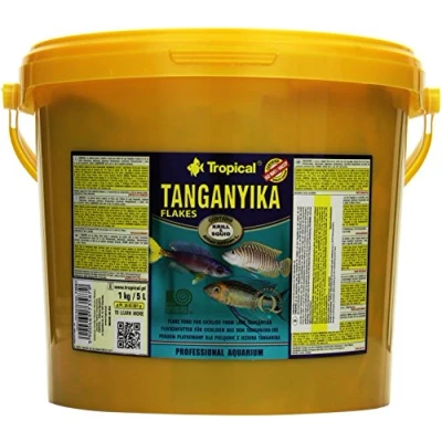 Imagen de Tropical TANGANYIKA 5L / 1kg alimento con Varios Ingredientes en Forma de Escamas para cíclidos