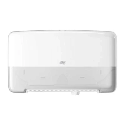 Imagen de Tork 555500 Dispensador de doble rollo papel higiénico mini Jumbo Elevation /Sistema T2 / Blanco