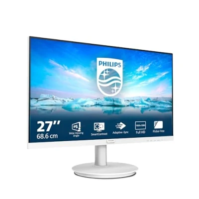 Imagen de Monitor Philips 271V8AW/00, 27&quot;, Full HD, 4 ms, 75 Hz, VGA, HDMI, Audio, Adaptive Sync, Modo LowBlue, SmartImage, Blanco