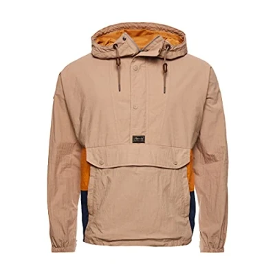 Imagen de Superdry Jacket Chaqueta Mountain Overhead, Canyon Beige, L para Hombre