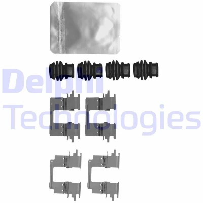 Imagen de DELPHI LX0624 Kit de accesorios, pastillas frenos MITSUBISHI: ASX SUV, OUTLANDER 3, MAZDA: 6 Furgón / Familiar, Familiar