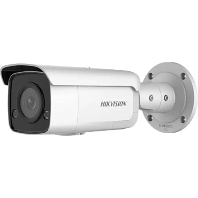 Imagen de Hikvision DS 2CD2T46G2 ISU/SL 4.0mm Cámara Fija de Red Bullet con Luz Estroboscopica Acusense 4 MP y Aviso Acústico
