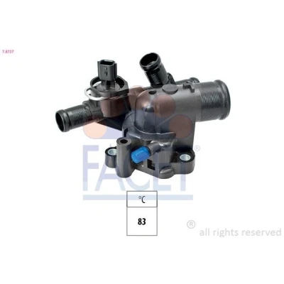 Imagen de FACET 7.8737 Termostato, refrigerante 83 Made in Italy OE Equivalent con junta RENAULT: TRAFIC 2 Kasten, Bus, OPEL: Vivaro A Furgón