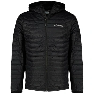 Imagen de Columbia Powder PASS Hybrid Hooded Jacket Chaqueta outdoor, Hombre, Talla: XXL, Black