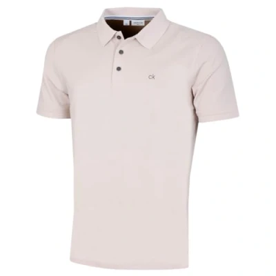 Imagen de Calvin Klein Polo de Golf con Cuello Acanalado Campus Piedra L