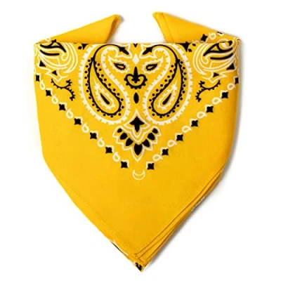 Imagen de Karl Loven EL BANDANA Estampado Paisley 100% Algodón Máximo grosor 20 Colores Exclusivos Naranja Mango (Modelo Mandala)