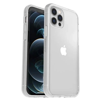 Imagen de OtterBox Funda para iPhone 12/12 Pro React Series,Resistente a Golpes y caídas,Ultra Fina, Protectora,Testada con los estándares Militares anticaídas, Transparente
