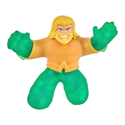 Imagen de Heroes of Goo Jit Zu DC Hero Pack Super Goopy Aquaman 4.5 Inch Tall Action Figure, Perfect Christmas/Birthday Present For 4 To 8 Year Olds, Squishy, Stretchy Tactile Play