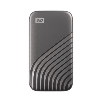 Imagen de Disco duro SSD externo 1 TB WD My Passport SSD, Portátil, Lectura 1050 MB/s, USB 3.2, Para Windows y Mac, Gris