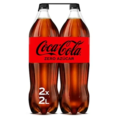 Imagen de Coca cola Zero Azúcar Refresco de sin azúcar, calorías Pack 2 botellas 2L