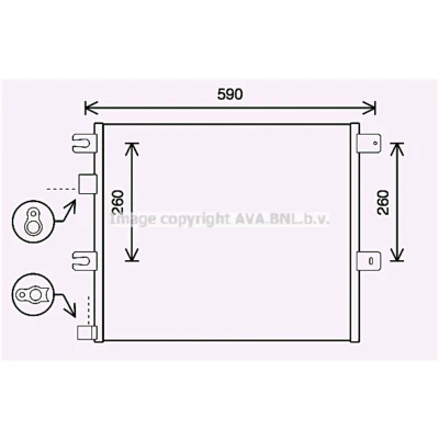 Imagen de Condensador, aire acondicionado AVA COOLING RE5124