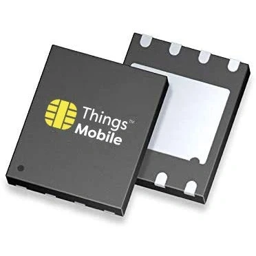Imagen de Pack de 10 tarjetas SIM on chip MFF2 Things Mobile Prepago para IOT y M2M con Cobertura Global sin costos fijos. (Embedded SIM, eSIM). Credito no incluido.
