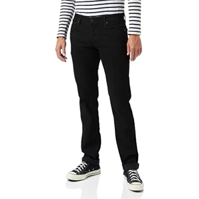Imagen de JACK &amp; JONES Jjiglenn Jjoriginal Sq 014 Jeans, Black Denim, 33W x 36L para Hombre